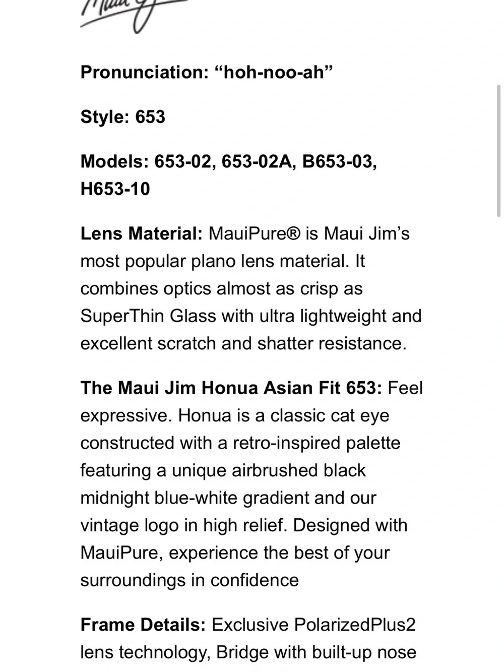 Maui Jim Honua AF Polarized Sunglasses